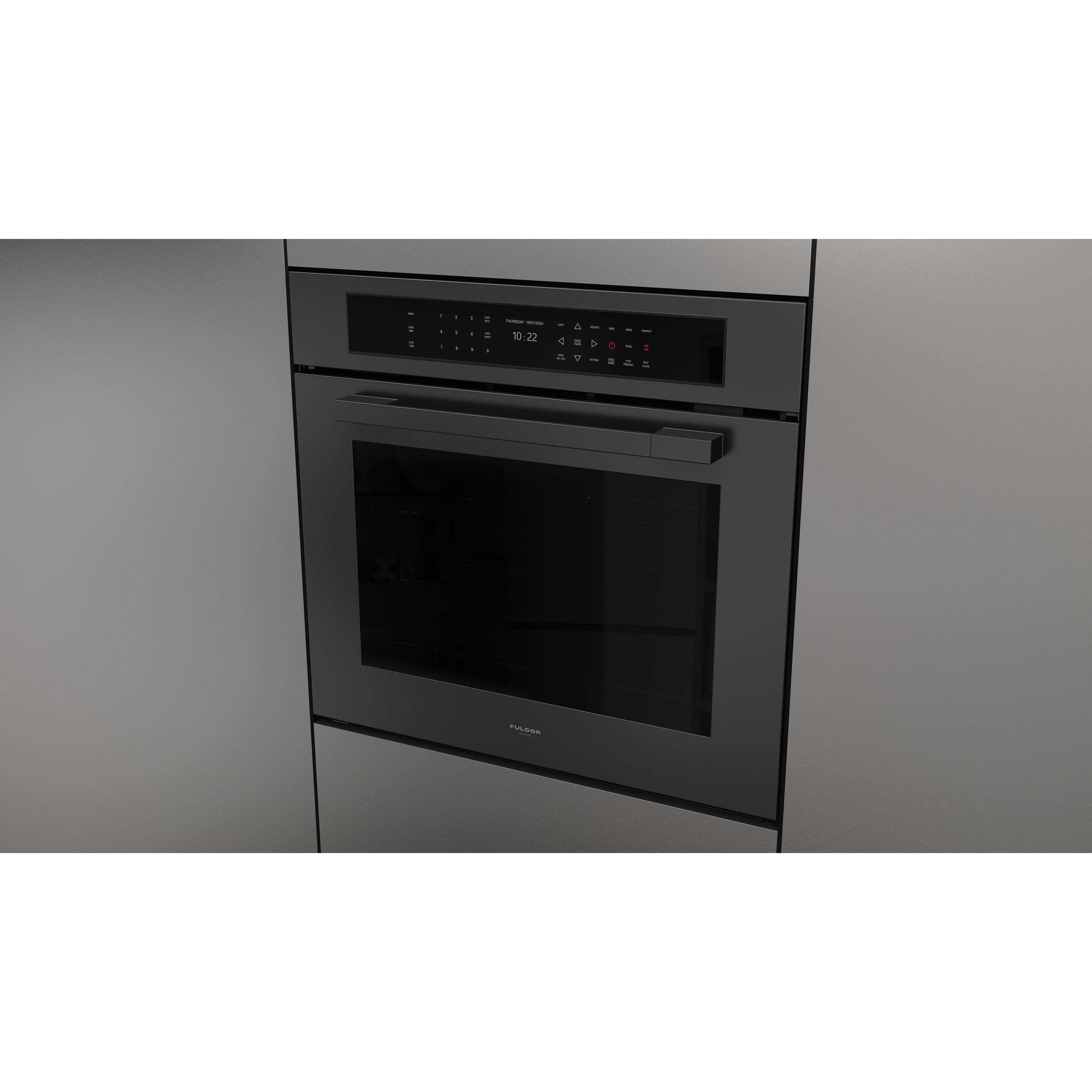 Fulgor Milano 30-inch, 4.34 cu. ft. Built-in Single Wall Oven with True Convection Technology F7MSP30MB1 IMAGE 3