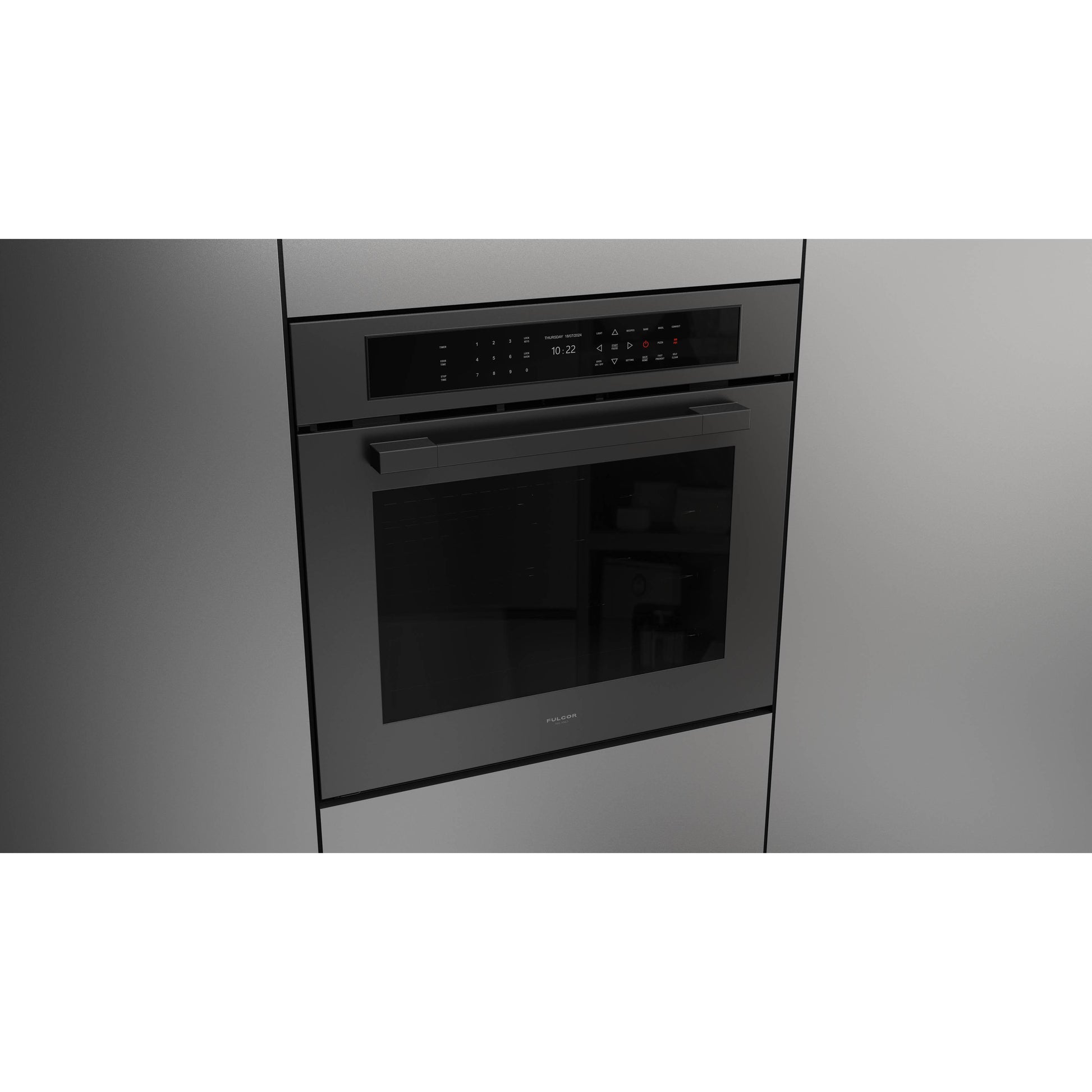 Fulgor Milano 30-inch, 4.34 cu. ft. Built-in Single Wall Oven with True Convection Technology F7MSP30MB1 IMAGE 4