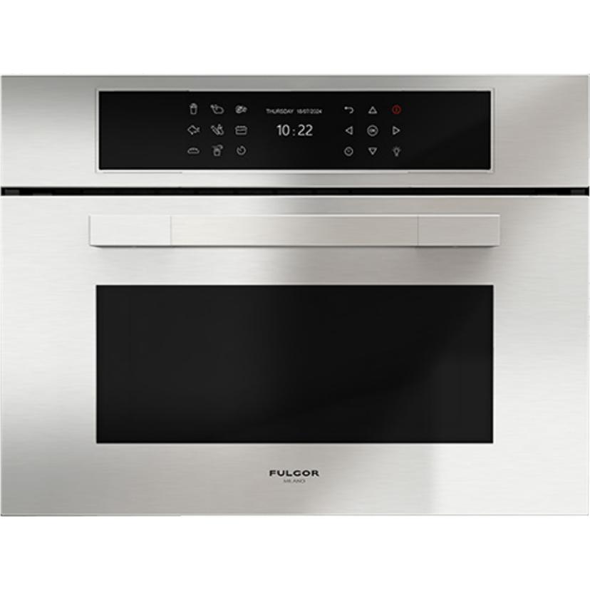 Fulgor Milano 24-inch, 1.46 cu. ft. Built-in Single Combi Speed Oven with True Convection Technology F7MSPD24S1 IMAGE 1