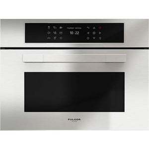 Fulgor Milano 24-inch, 1.46 cu. ft. Built-in Single Combi Speed Oven with True Convection Technology F7MSPD24S1 IMAGE 1
