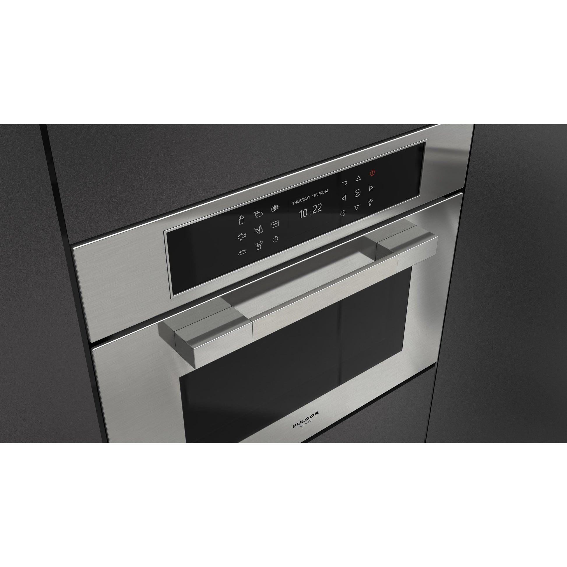 Fulgor Milano 24-inch, 1.46 cu. ft. Built-in Single Combi Speed Oven with True Convection Technology F7MSPD24S1 IMAGE 5