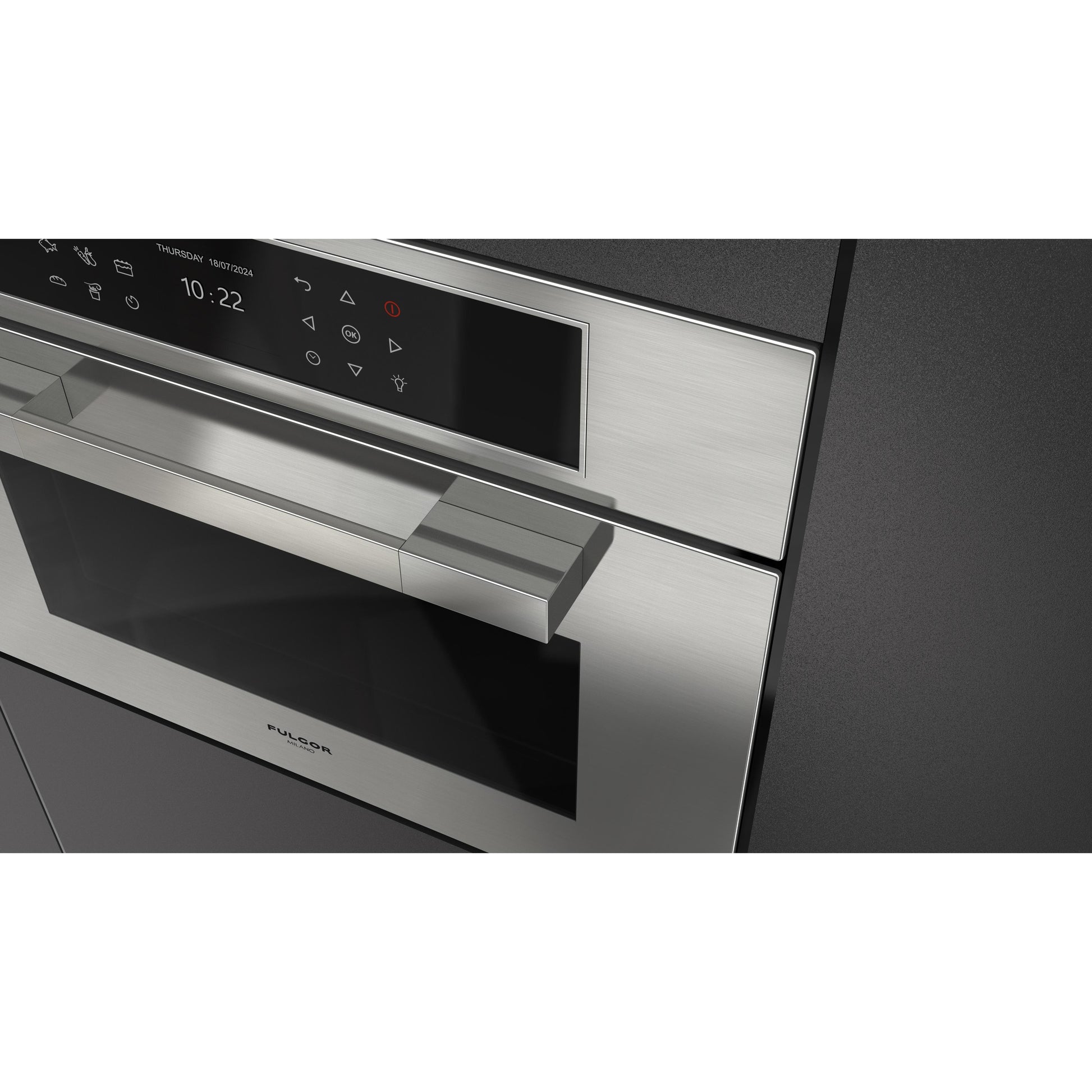 Fulgor Milano 24-inch, 1.46 cu. ft. Built-in Single Combi Speed Oven with True Convection Technology F7MSPD24S1 IMAGE 8
