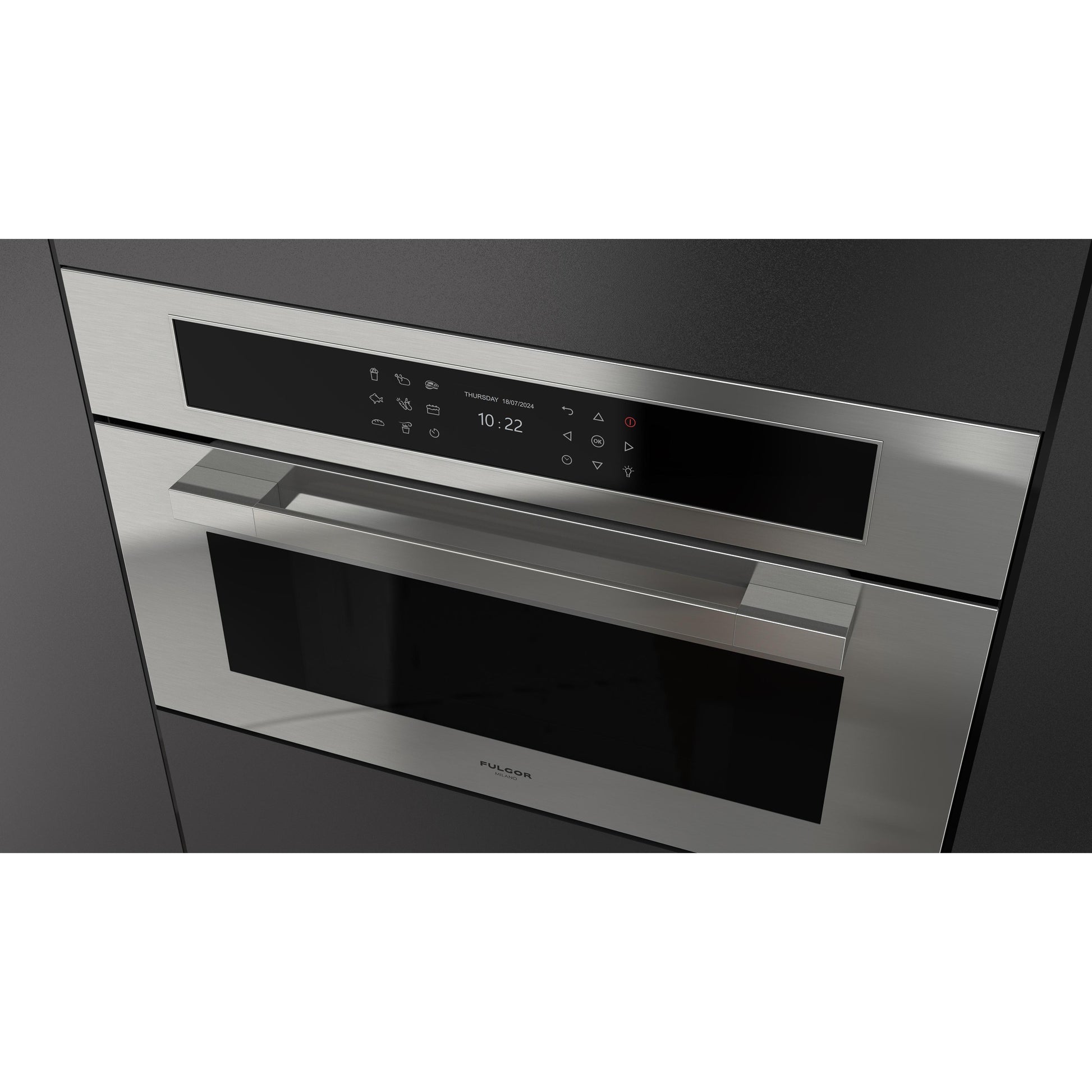 Fulgor Milano 30-inch, 1.46 cu. ft. Built-in Single Combi Speed Oven with True Convection Technology F7MSPD30S1 IMAGE 5