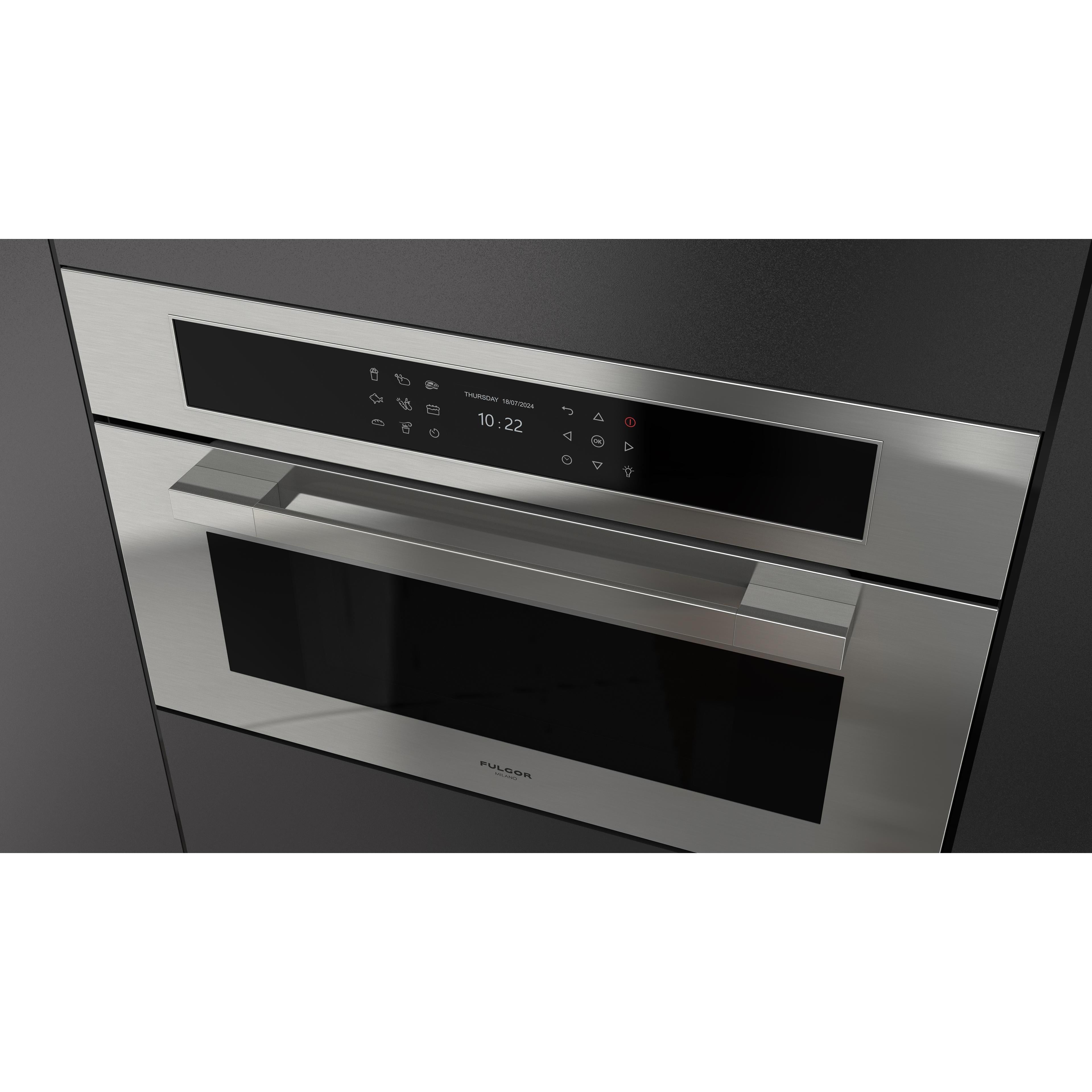 Fulgor Milano 30-inch, 1.46 cu. ft. Built-in Single Combi Speed Oven with True Convection Technology F7MSPD30S1 IMAGE 5