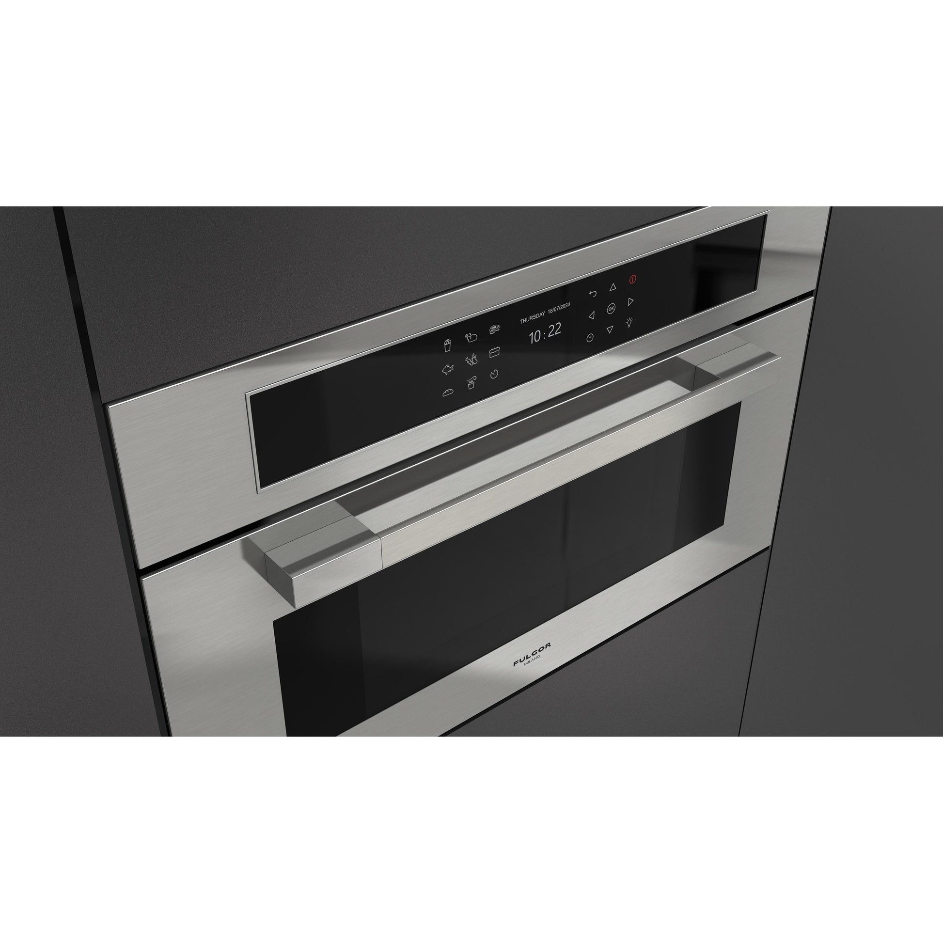 Fulgor Milano 30-inch, 1.46 cu. ft. Built-in Single Combi Speed Oven with True Convection Technology F7MSPD30S1 IMAGE 7