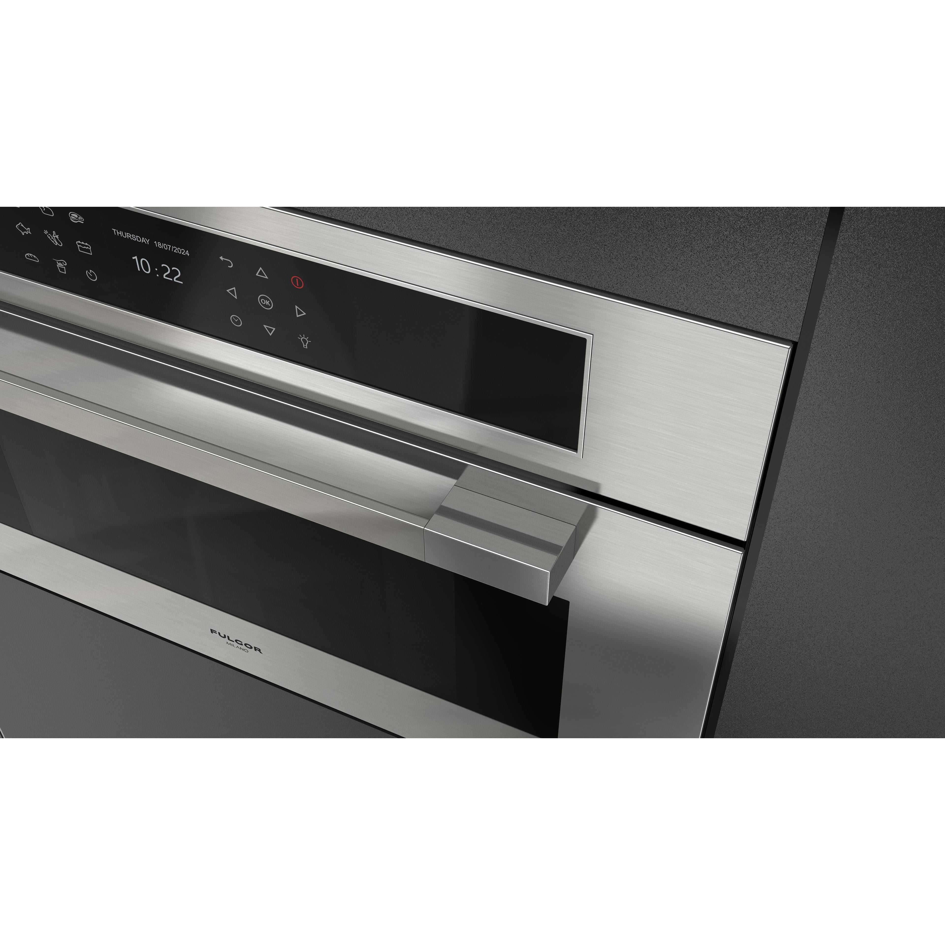 Fulgor Milano 30-inch, 1.46 cu. ft. Built-in Single Combi Speed Oven with True Convection Technology F7MSPD30S1 IMAGE 8
