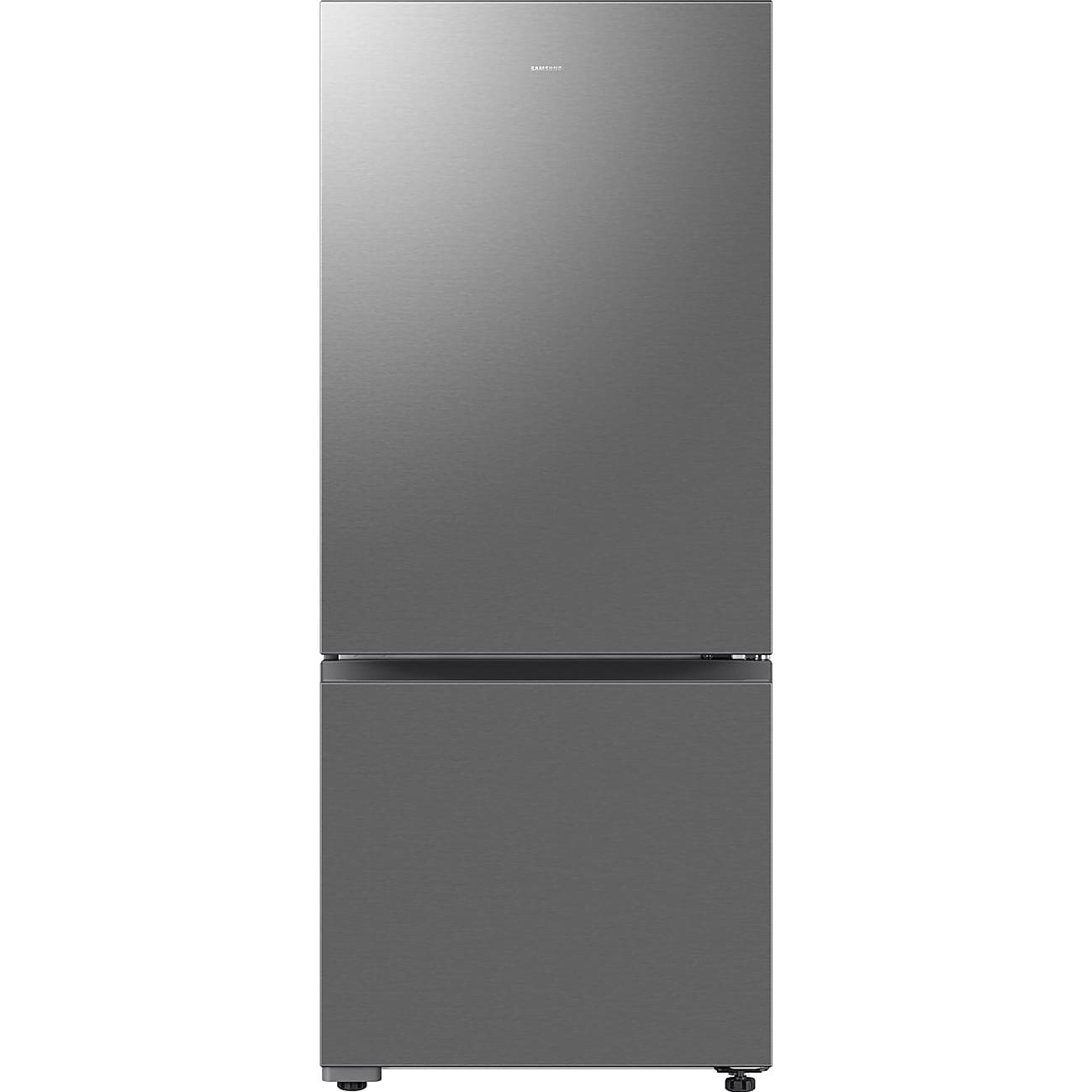 Samsung 28-inch, 15 cu. ft. Counter-Depth Bottom Freezer Refrigerator with SmartThings AI Energy Mode RB15DG6000SRAA IMAGE 1