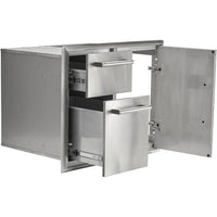 Coyote 31" Access Door & Double Drawer Combo C3-CD2DC31 IMAGE 2