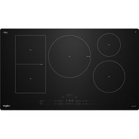 Whirlpool 36 inch Intelligent Induction Cooktop with Temp Cook™ Technology and WipeClean™ Coating WCIT7536SB IMAGE 1