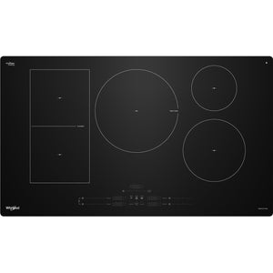 Whirlpool 36 inch Intelligent Induction Cooktop with Temp Cook™ Technology and WipeClean™ Coating WCIT7536SB IMAGE 1