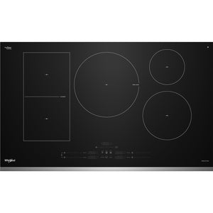 Whirlpool 36 inch Intelligent Induction Cooktop with Temp Cook™ Technology and WipeClean™ Coating WCIT7536SS IMAGE 1