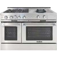 Capital 48-inch Freestanding Gas Range with 4 Burners and Power Wok CGSR484CW-L IMAGE 1