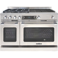 Capital 48-inch Freestanding Dual-Fuel Range with 4 Burners and Grill CSB484BB-L IMAGE 1
