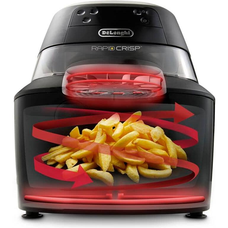 Delonghi 5-Quart Rapid Crisp Air Fryer FH2394BK IMAGE 4