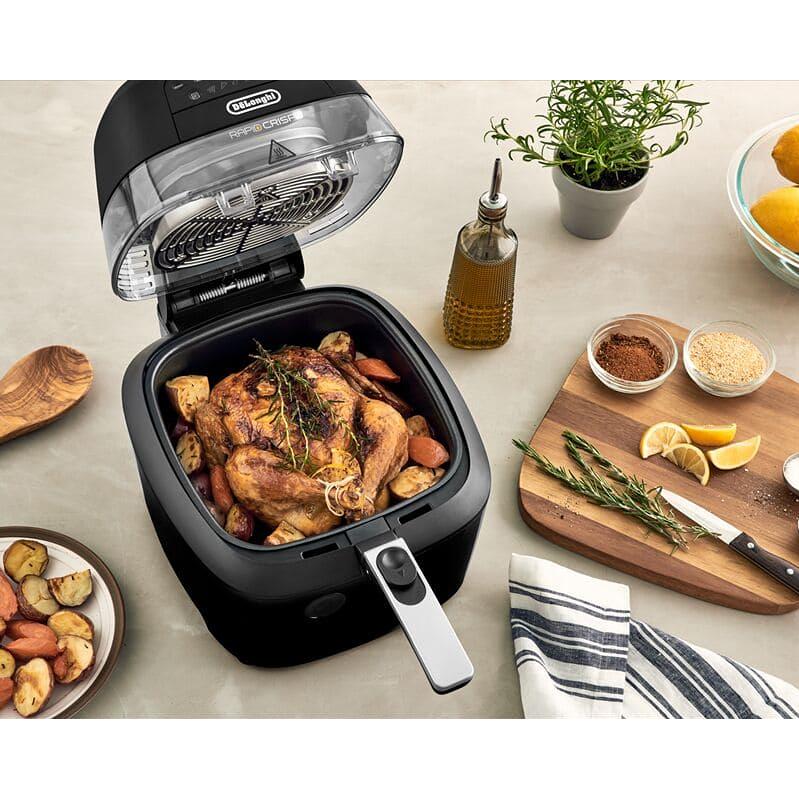 Delonghi 5-Quart Rapid Crisp Air Fryer FH2394BK IMAGE 5