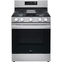 LG 30-inch Smart Gas Range with Air Fry LRGN6323Y IMAGE 1