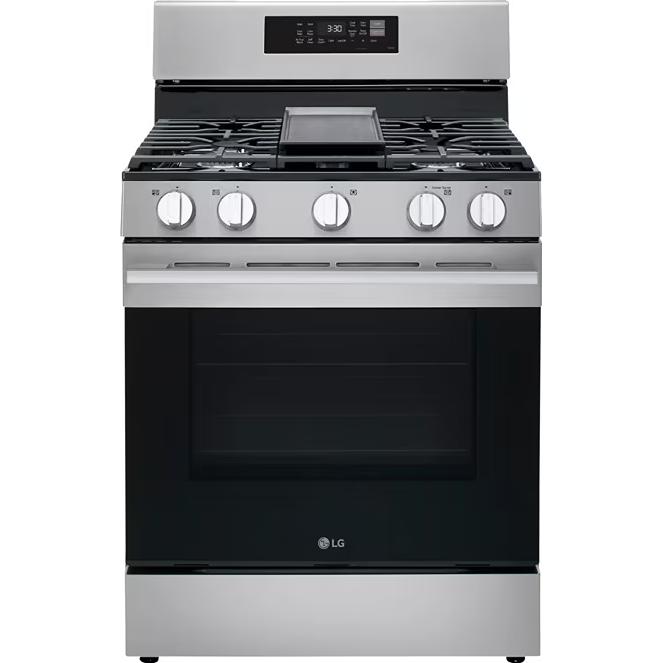 LG 30-inch Smart Gas Range with Air Fry LRGN6323Y IMAGE 1