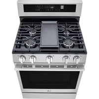 LG 30-inch Smart Gas Range with Air Fry LRGN6325X IMAGE 2