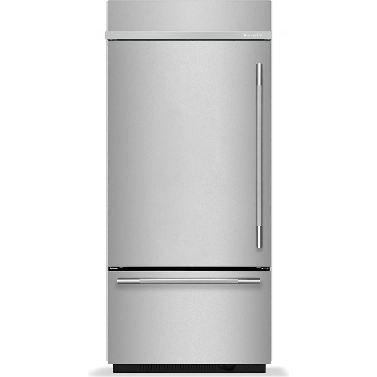 KitchenAid 36-inch, 20.8 cu. ft. Built-in Bottom Freezer Refrigerator KBBL336SPS IMAGE 1