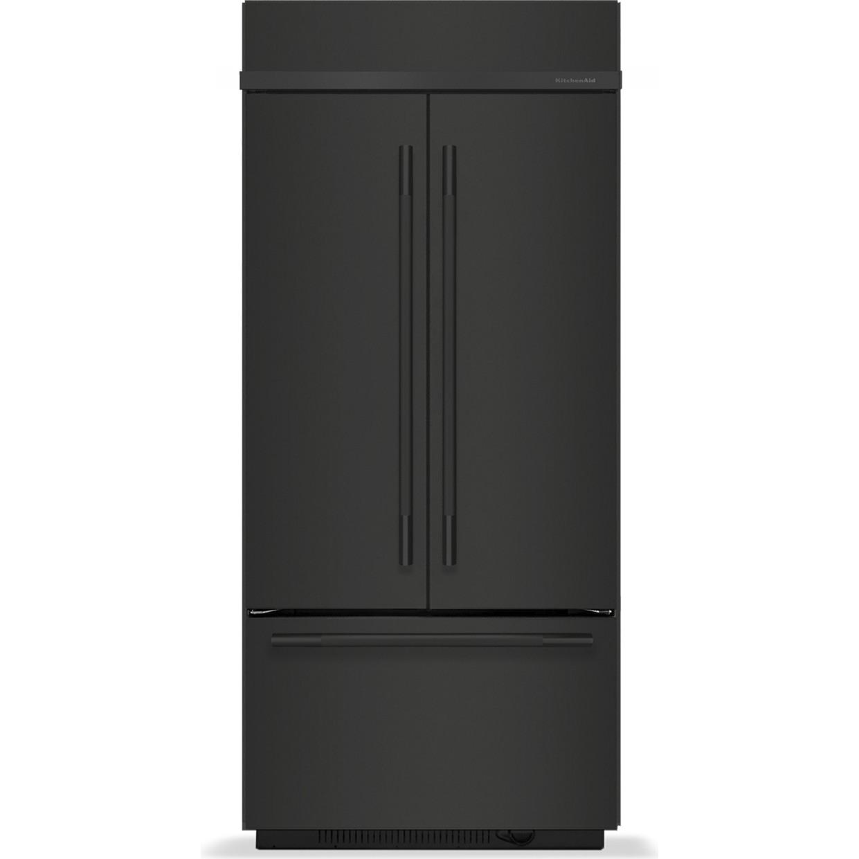 KitchenAid 36-inch, 20.8 cu. ft. Built-in French 3-Door Refrigerator KBFN536SBE IMAGE 1