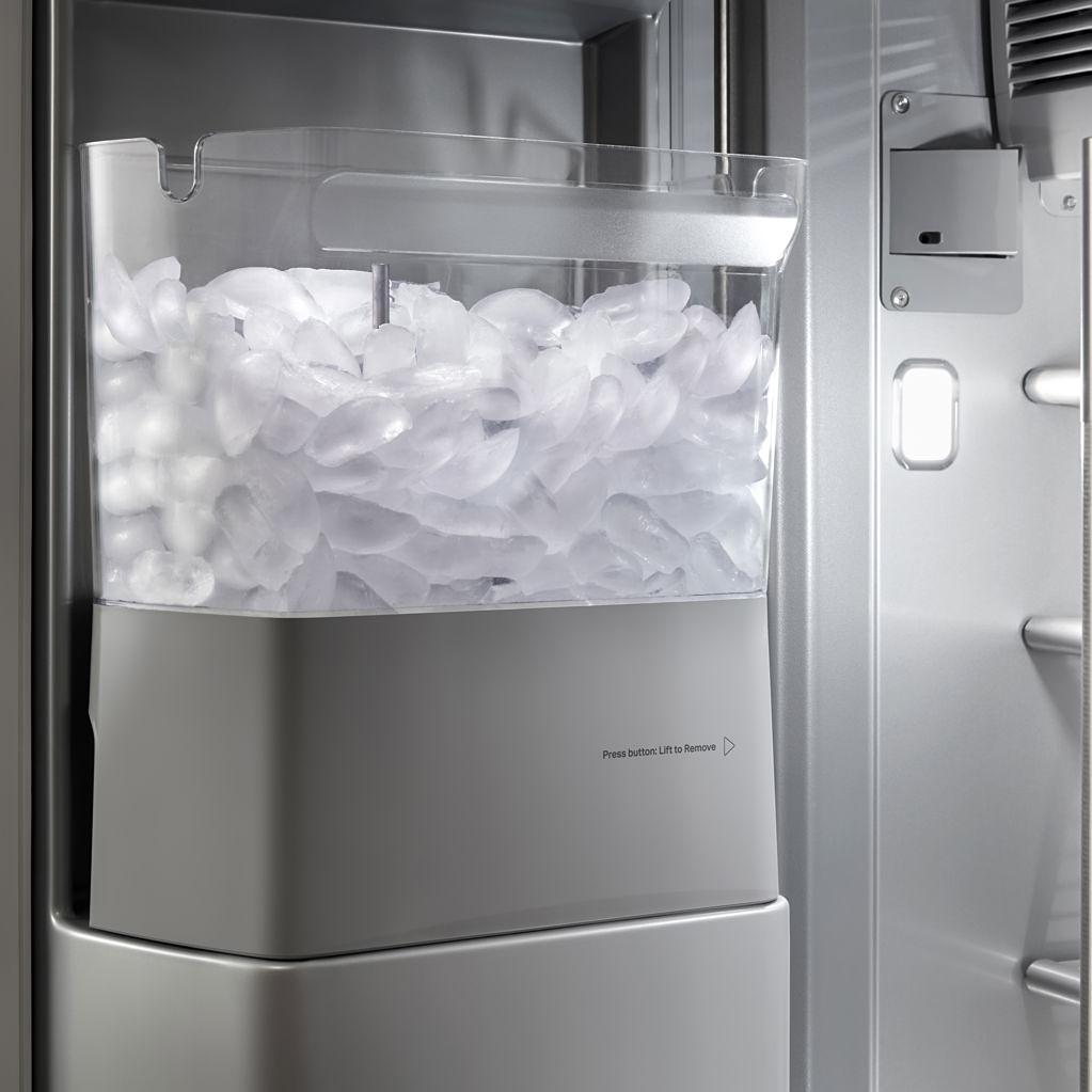 KitchenAid 48-inch, 29.4 cu. ft. Built-in Side-by-Side Refrigerator with External Water and Ice Dispensing System KBSD748SPS IMAGE 7