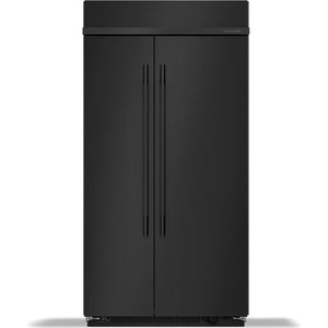 KitchenAid 42-inch, 25.5 cu. ft. Built-in Side-by-Side Refrigerator with Platinum Interior KBSN742SBE IMAGE 1