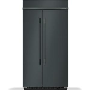 KitchenAid 42-inch, 25.5 cu. ft. Built-in Side-by-Side Refrigerator with Platinum Interior KBSN742SJP IMAGE 1