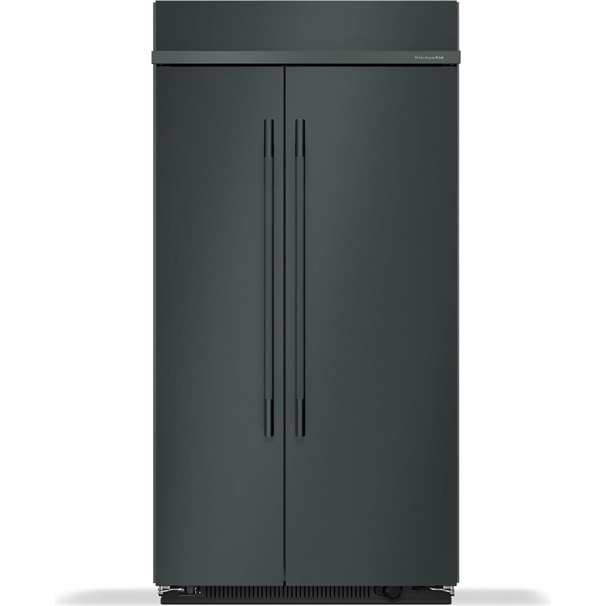 KitchenAid 42-inch, 25.5 cu. ft. Built-in Side-by-Side Refrigerator with Platinum Interior KBSN742SJP IMAGE 1