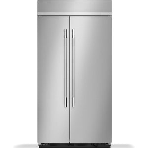 KitchenAid 42-inch, 25.5 cu. ft. Built-in Side-by-Side Refrigerator with Platinum Interior KBSN742SPS IMAGE 1