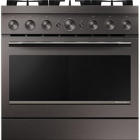 KitchenAid 36-inch Freestanding Commercial-Style Dual-Fuel Range KFDS936SBE IMAGE 1