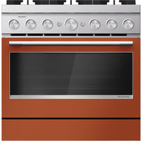 KitchenAid 36-inch Freestanding Commercial-Style Dual-Fuel Range KFDS936SSC IMAGE 1