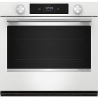KitchenAid 30-inch Built-in Single Wall Oven with Convection Technology KOES730SWH IMAGE 1