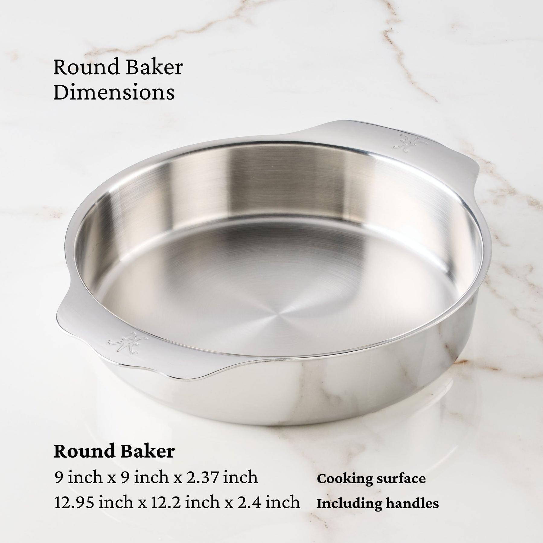 Hestan Provisions 9" Round Stainless-Steel Cake Pan 50304-C IMAGE 5