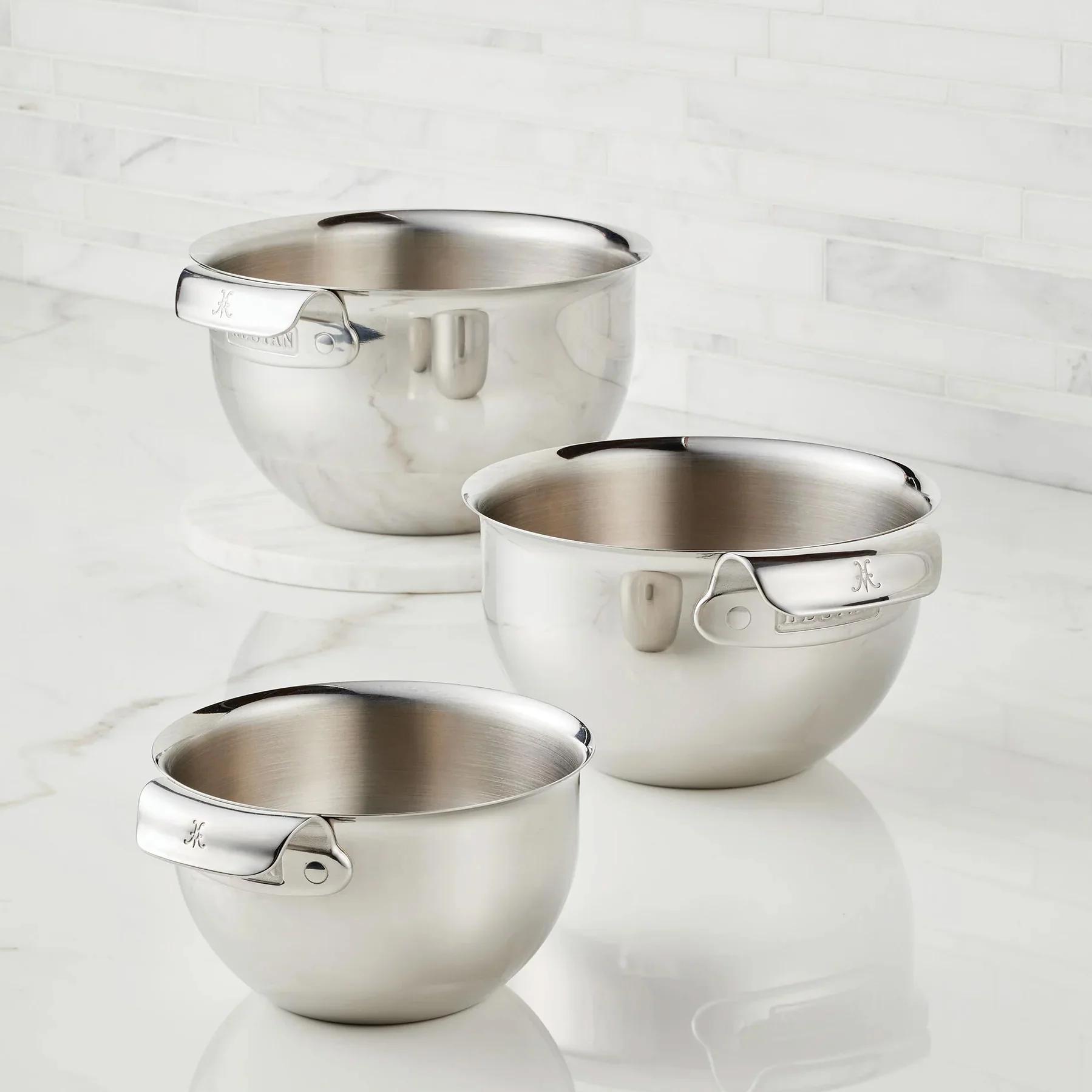 Hestan Stainless Steel Mixing Bowl Set, 3-Piece 48696-C IMAGE 2