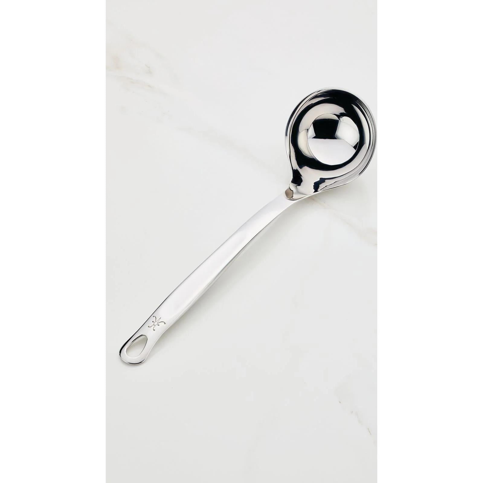 Hestan Provisions 15oz Stainless Steel Slotted Ladle Utensil 49196-C IMAGE 3