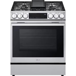 LG 30-inch Slide-In Gas Range with Air Fry LSGL6335X IMAGE 1