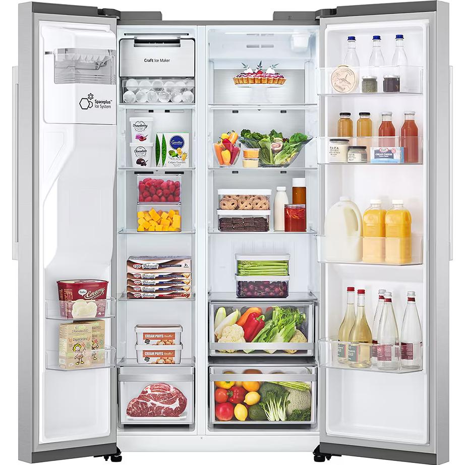 LG 36-inch, 27 cu.ft. Side-by-Side Refrigerator with Craft Ice® LL27T3530S IMAGE 3