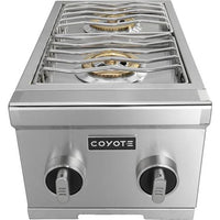 Coyote 12-inch Built-In Double Side Burner C3DB LP IMAGE 1