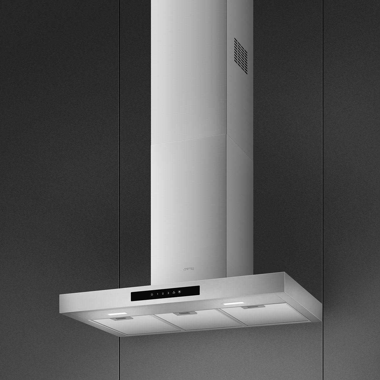 Smeg 30-inch Universale Wall Mount Hood KBTU30X IMAGE 2
