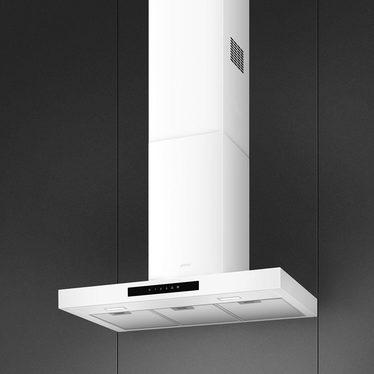 Smeg 30-inch Universale Wall Mount Hood KBTU30MW IMAGE 2