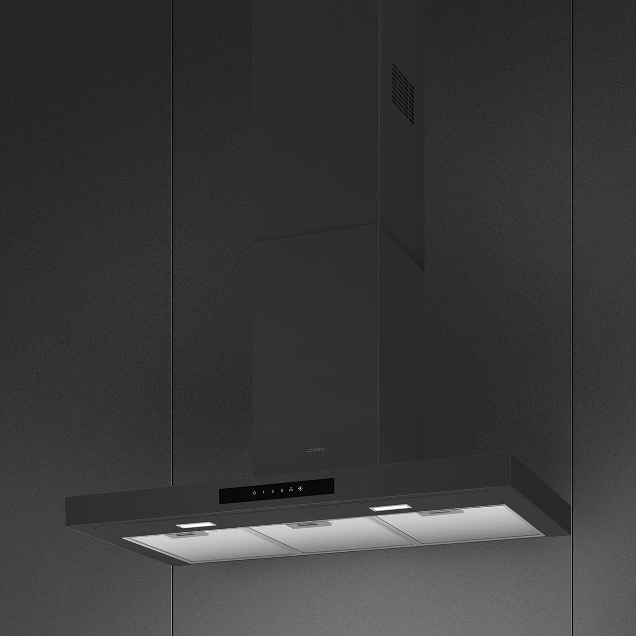 Smeg 36-inch Universale Wall Mount Hood KBTU36AN IMAGE 2