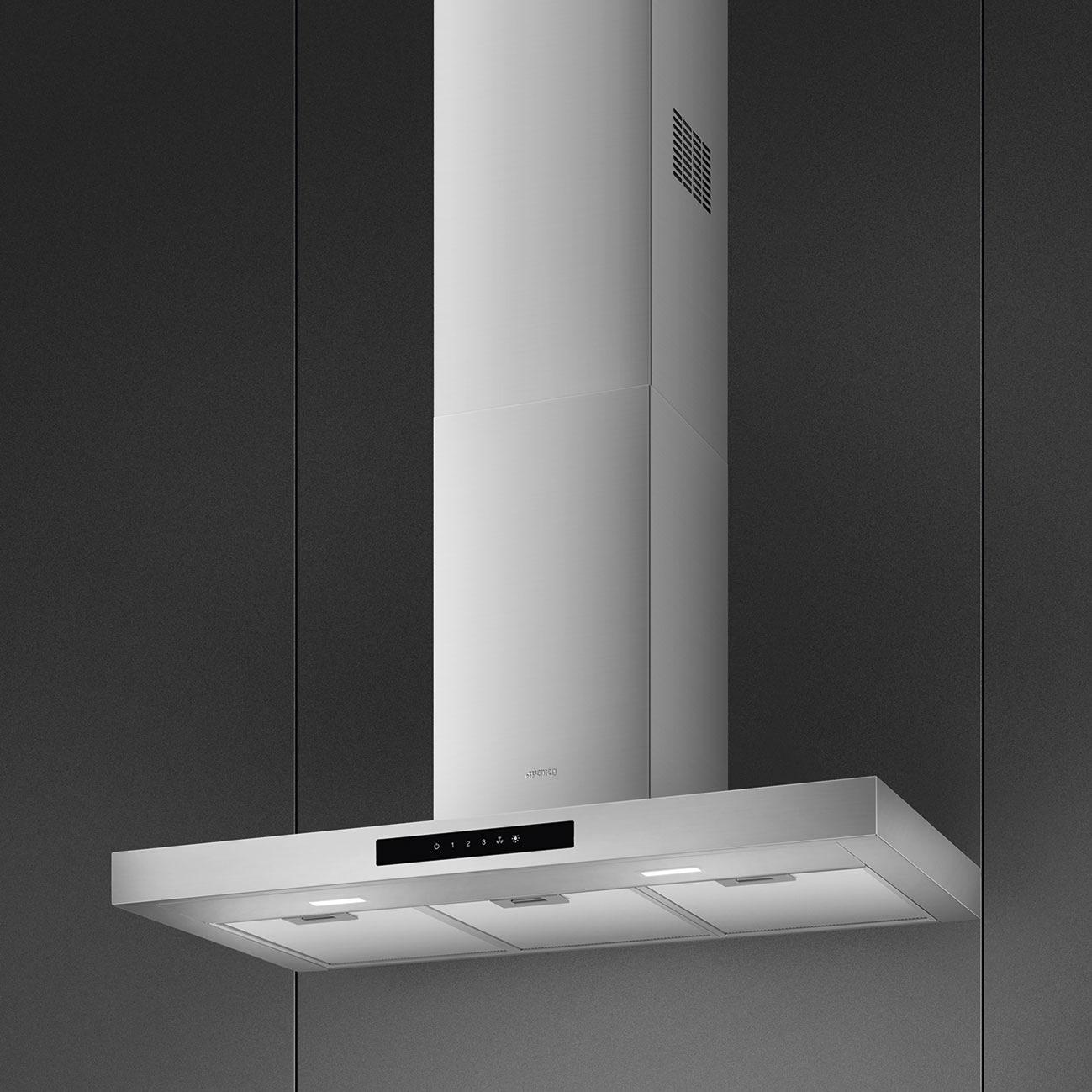 Smeg 36-inch Universale Wall Mount Hood KBTU36X IMAGE 2