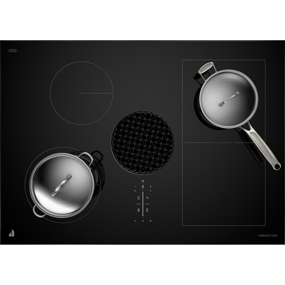 JennAir 30-inch Built-in Induction Cooktop with Downdraft Ventilation JIDT730SBL IMAGE 2