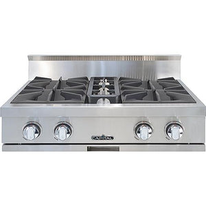 Capital 30-inch Built-in Gas Rangetop with 4 Burners GRT304-N IMAGE 1