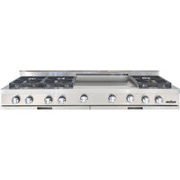 Capital 60-inch Built-in Gas Rangetop with 6 Burners and Griddle GRT604GG2-N IMAGE 1