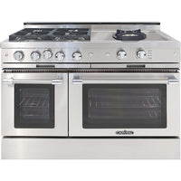 Capital 48-inch Freestanding Gas Range with 4 Burners and Open Wok Burner GSCR484CW-N IMAGE 1