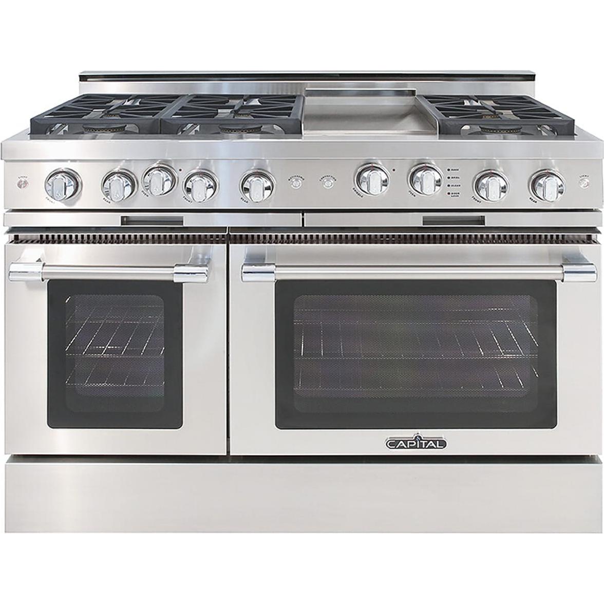 Capital 48-inch Freestanding Gas Range with 6 Burners and Griddle GSCR484G2-L IMAGE 1