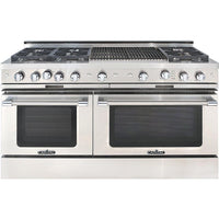 Capital 60-inch Freestanding Gas Range with 6 Burners and Grill GSCR604BB2-N IMAGE 1