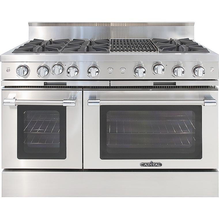 Capital 48-inch Freestanding Gas Range with 6 Burners and Grill MCOR484B2-N IMAGE 1