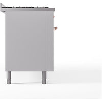 iLVE 60-inch Freestanding Dual Fuel Range with Griddle and Solid Door UN60FQNMPWHPLP IMAGE 4